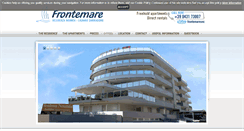 Desktop Screenshot of lignanofrontemare.it